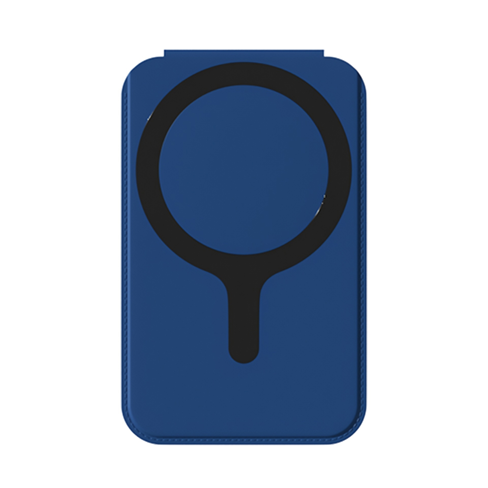 Magnetic Card Bag Phone Desktop Holder with Mirror(Navy Blue) Magnetic Card Bag Phone Desktop Holder with Mirror(Navy Blue)