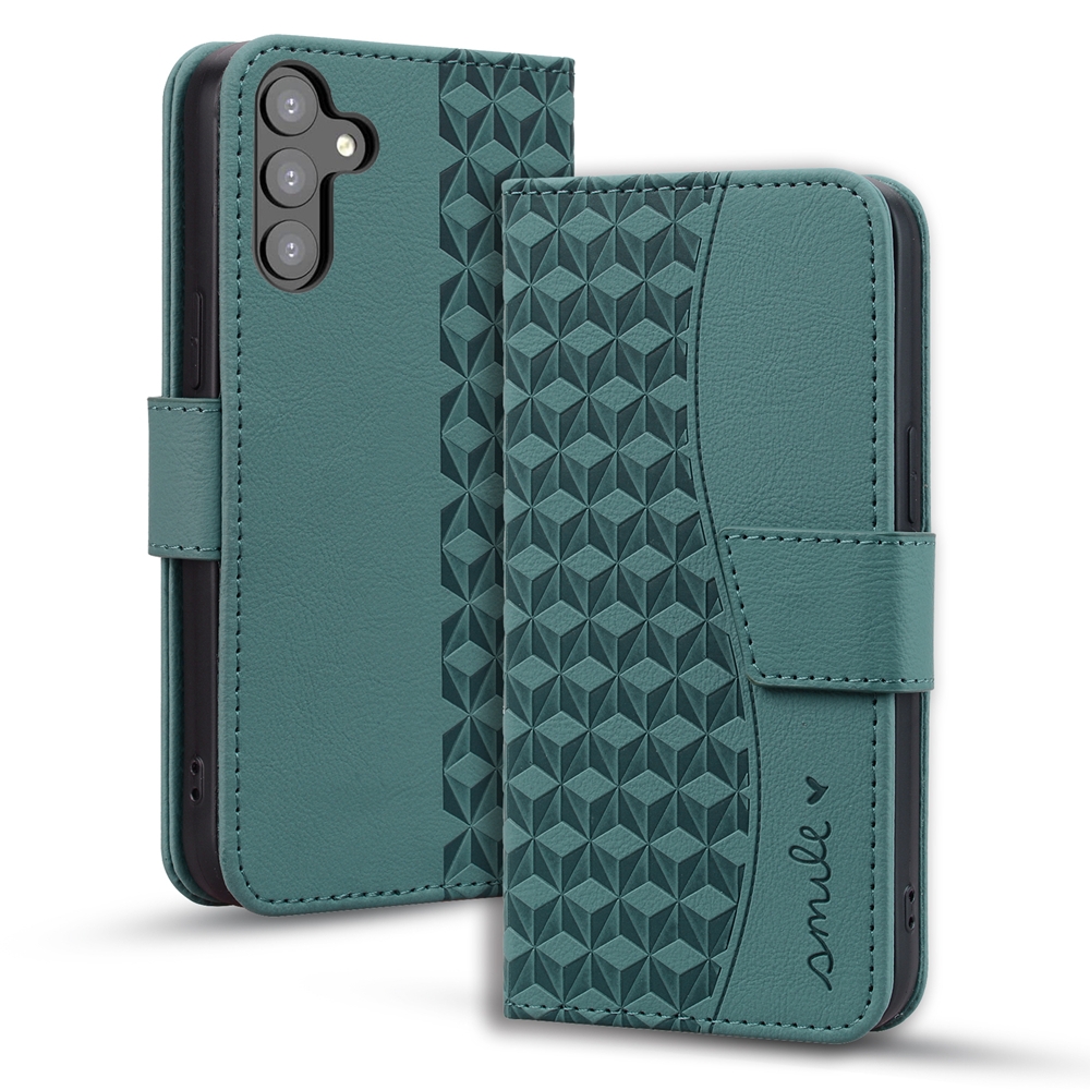 For Samsung Galaxy S24 FE 5G Diamond Buckle Leather Phone Case with Lanyard(Green) For Samsung Galaxy S24 FE 5G Diamond Buckle Leather Phone Case with Lanyard(Green)
