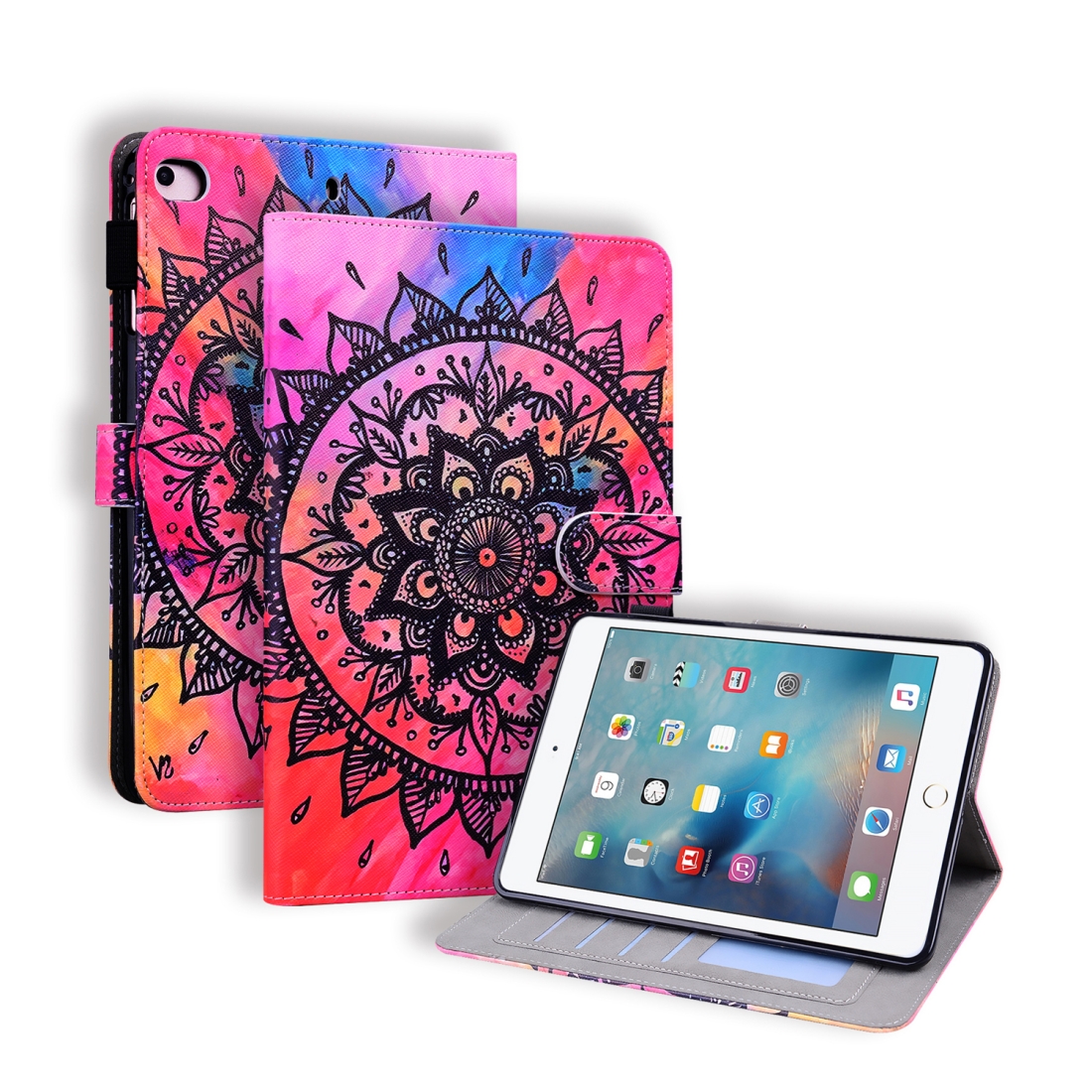 For iPad mini (2019) Horizontal Flip Leather Case, with Card Slots & Holder & Photo Frame(Datura Flowers) For iPad mini (2019) Horizontal Flip Leather Case, with Card Slots & Holder & Photo Frame(Datura Flowers)