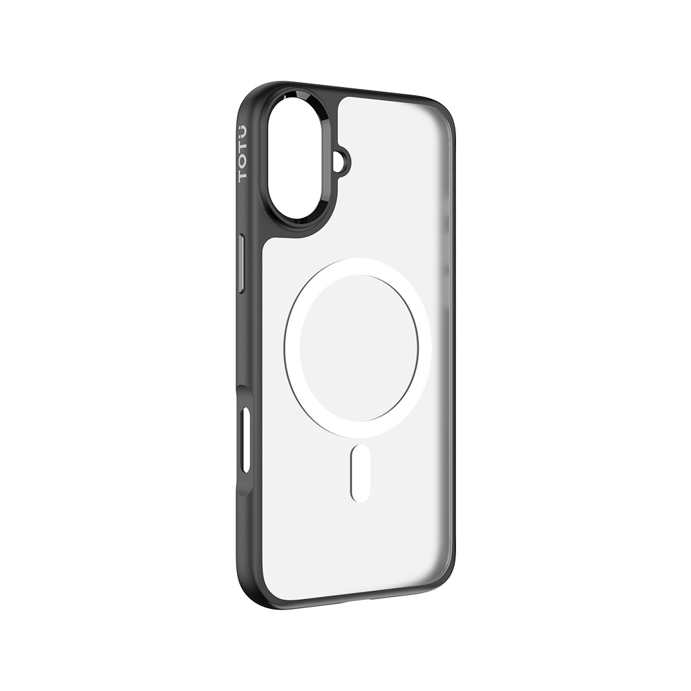 For iPhone 16 TOTU PC-7 Gold Shield Series Skin Feel MagSafe Magnetic Phone Case(White) For iPhone 16 TOTU PC-7 Gold Shield Series Skin Feel MagSafe Magnetic Phone Case(White)
