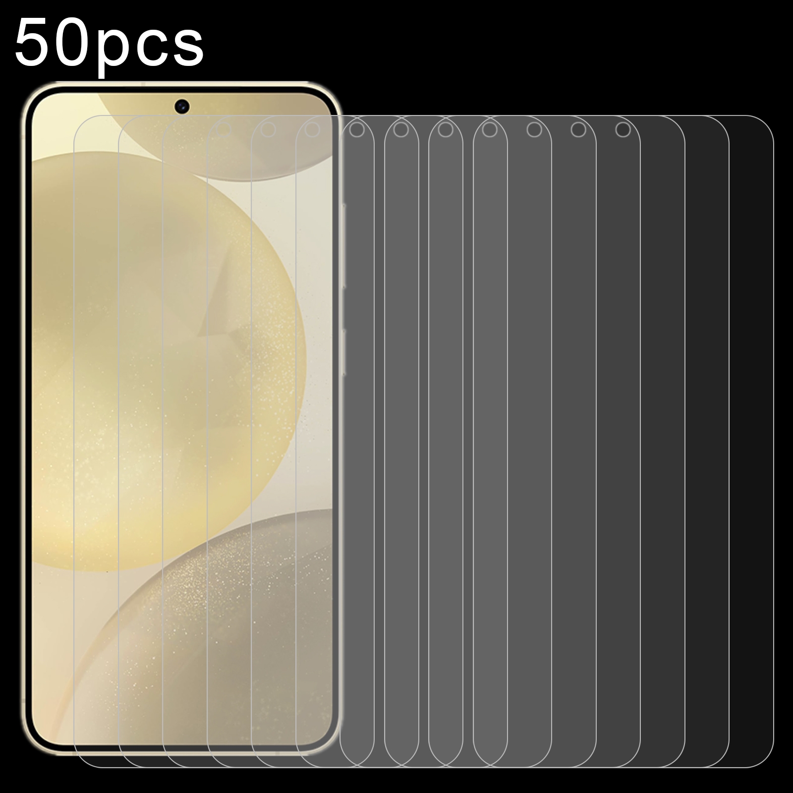 For Samsung Galaxy S24+ 5G 50pcs 0.26mm 9H 2.5D Tempered Glass Film For Samsung Galaxy S24+ 5G 50pcs 0.26mm 9H 2.5D Tempered Glass Film