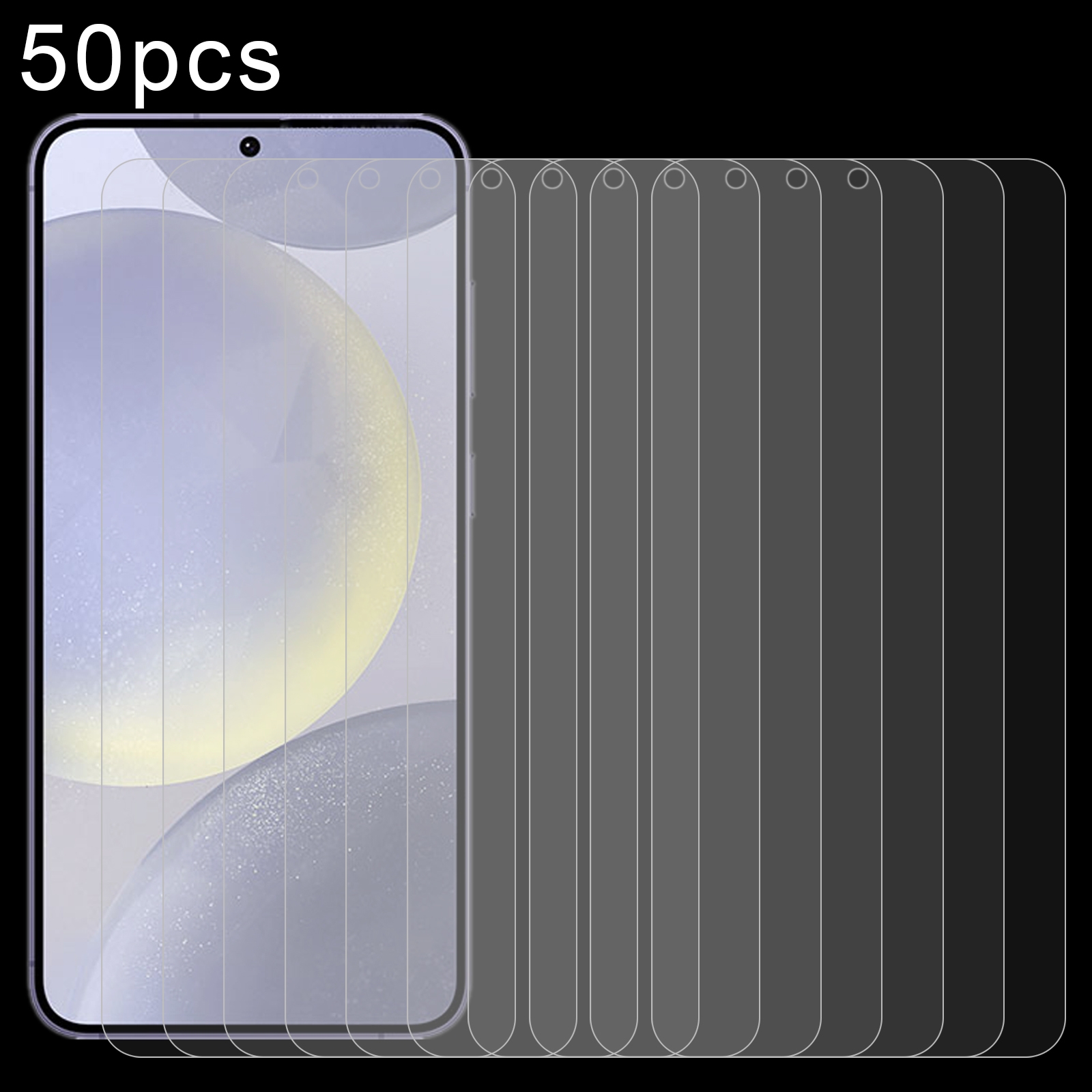 For Samsung Galaxy S24 5G 50pcs 0.26mm 9H 2.5D Tempered Glass Film For Samsung Galaxy S24 5G 50pcs 0.26mm 9H 2.5D Tempered Glass Film