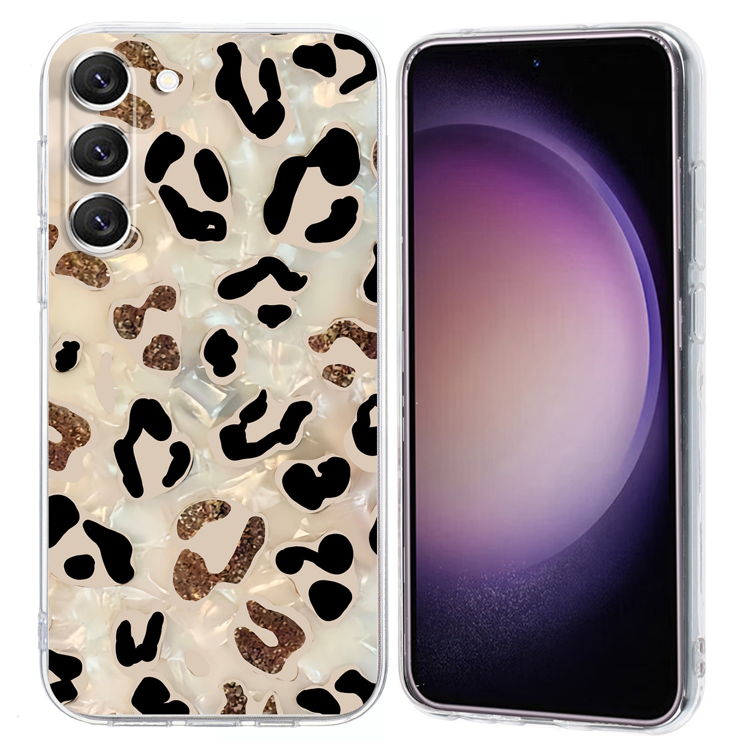 For Samsung Galaxy S23+ 5G Colorful Painting Pattern TPU Phone Case(Leopard) For Samsung Galaxy S23+ 5G Colorful Painting Pattern TPU Phone Case(Leopard)