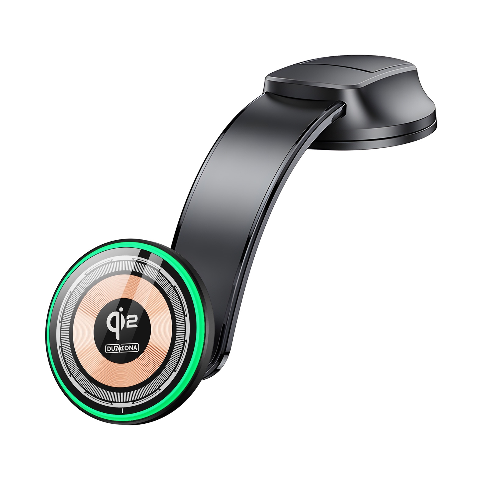 DUZZONA V5 Pro 15W Qi2 Car Magnetic Wireless Charger Phone Holder(Transparent) DUZZONA V5 Pro 15W Qi2 Car Magnetic Wireless Charger Phone Holder(Transparent)