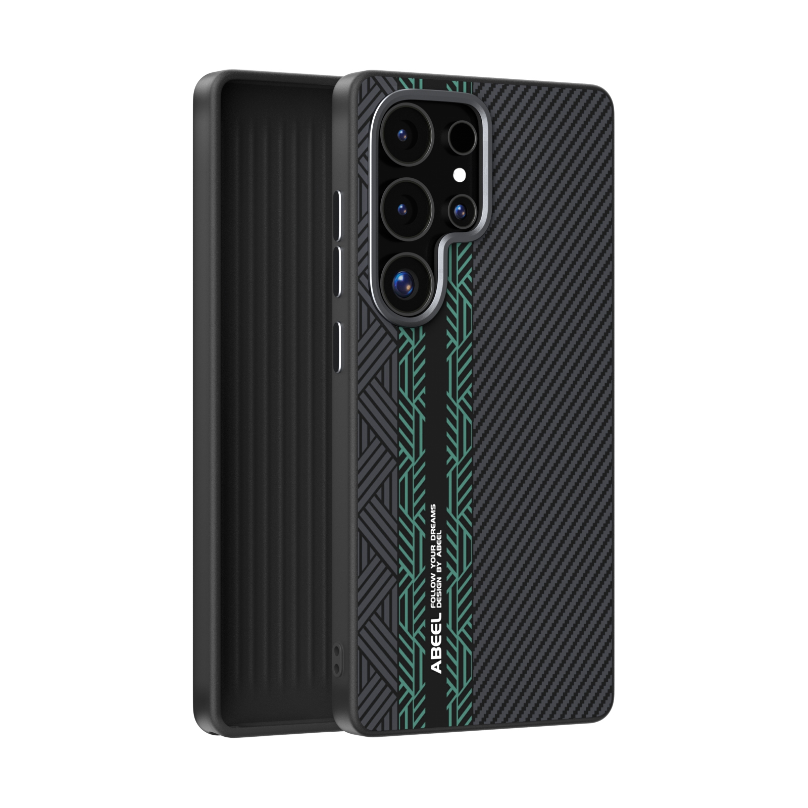 For Samsung Galaxy S25 Ultra 5G ABEEL 6D Micro Relief MagSafe Magnetic Phone Case(Green) For Samsung Galaxy S25 Ultra 5G ABEEL 6D Micro Relief MagSafe Magnetic Phone Case(Green)
