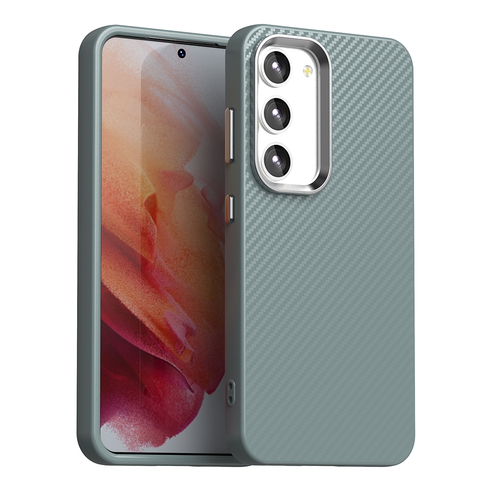 For Samsung Galaxy S23+ 5G Carbon Fiber Series IMD Phone Case(Grey) For Samsung Galaxy S23+ 5G Carbon Fiber Series IMD Phone Case(Grey)
