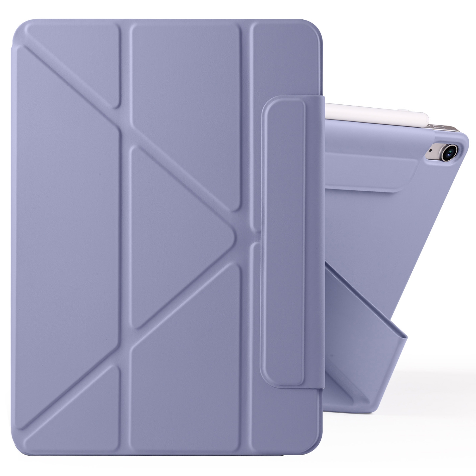 For iPad 10th Gen 10.9 2022 Fixed Buckle Magnetic Deformation Leather Tablet Case(Lavender Purple) For iPad 10th Gen 10.9 2022 Fixed Buckle Magnetic Deformation Leather Tablet Case(Lavender Purple)