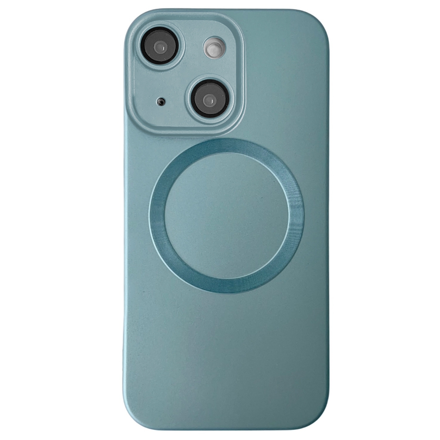 For iPhone 14 Metallic Paint CD Texture MagSafe TPU Phone Case(Sierra Blue) For iPhone 14 Metallic Paint CD Texture MagSafe TPU Phone Case(Sierra Blue)