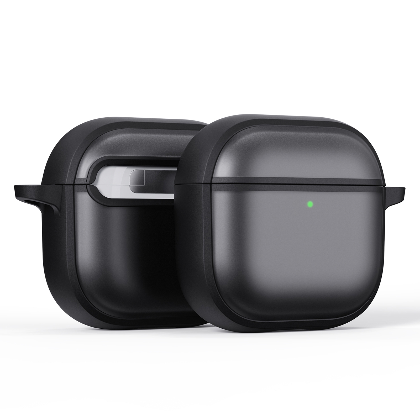 For AirPods 4 Skin Feel Series TPU Hybrid PC Case(Black) For AirPods 4 Skin Feel Series TPU Hybrid PC Case(Black)