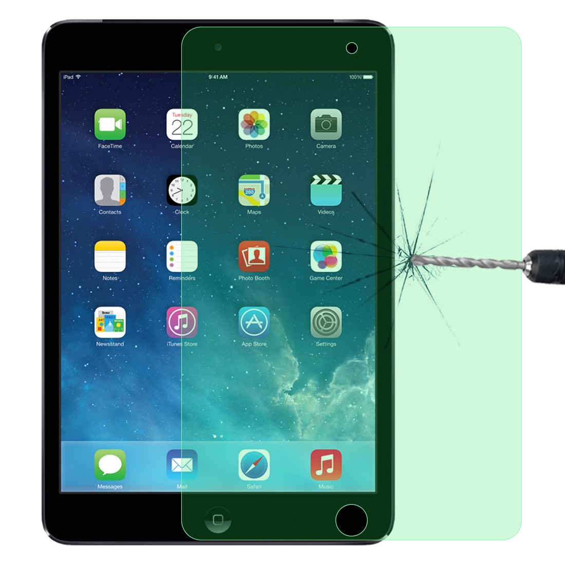For iPad Mini 3 & 2 9H 2.5D Eye Protection Green Light Explosion-proof Tempered Glass Film For iPad Mini 3 & 2 9H 2.5D Eye Protection Green Light Explosion-proof Tempered Glass Film