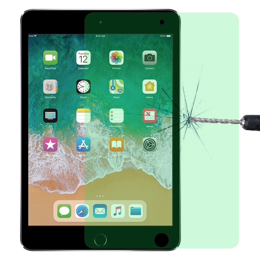 For iPad Mini 2019 & 4 9H 2.5D Eye Protection Green Light Explosion-proof Tempered Glass Film For iPad Mini 2019 & 4 9H 2.5D Eye Protection Green Light Explosion-proof Tempered Glass Film