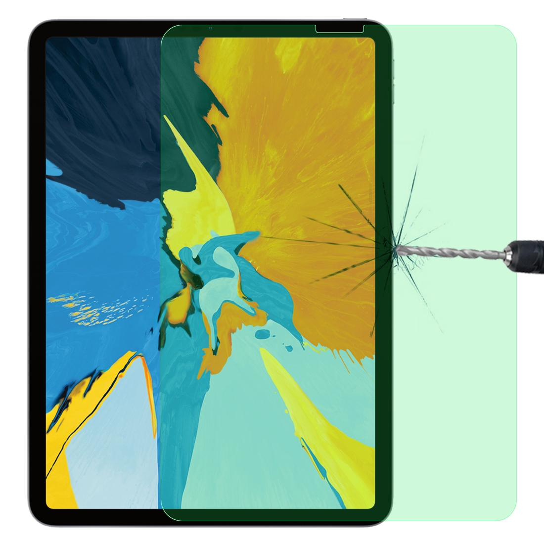 For iPad Pro 11 (2020) 9H 2.5D Eye Protection Green Light Explosion-proof Tempered Glass Film For iPad Pro 11 (2020) 9H 2.5D Eye Protection Green Light Explosion-proof Tempered Glass Film