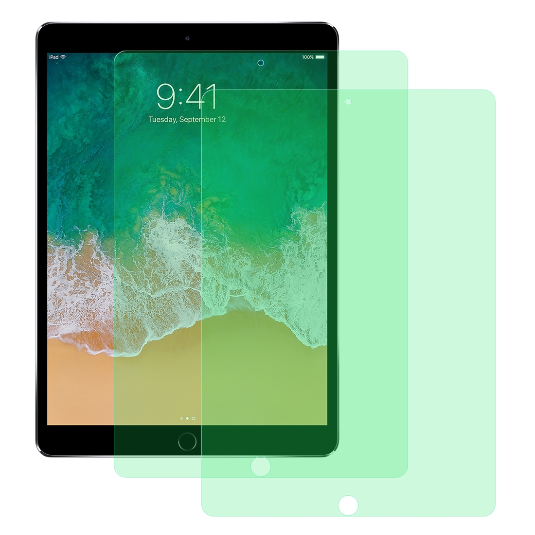 For iPad Pro 10.5 inch 2 PCS 9H 2.5D Eye Protection Green Light Explosion-proof Tempered Glass Film For iPad Pro 10.5 inch 2 PCS 9H 2.5D Eye Protection Green Light Explosion-proof Tempered Glass Film