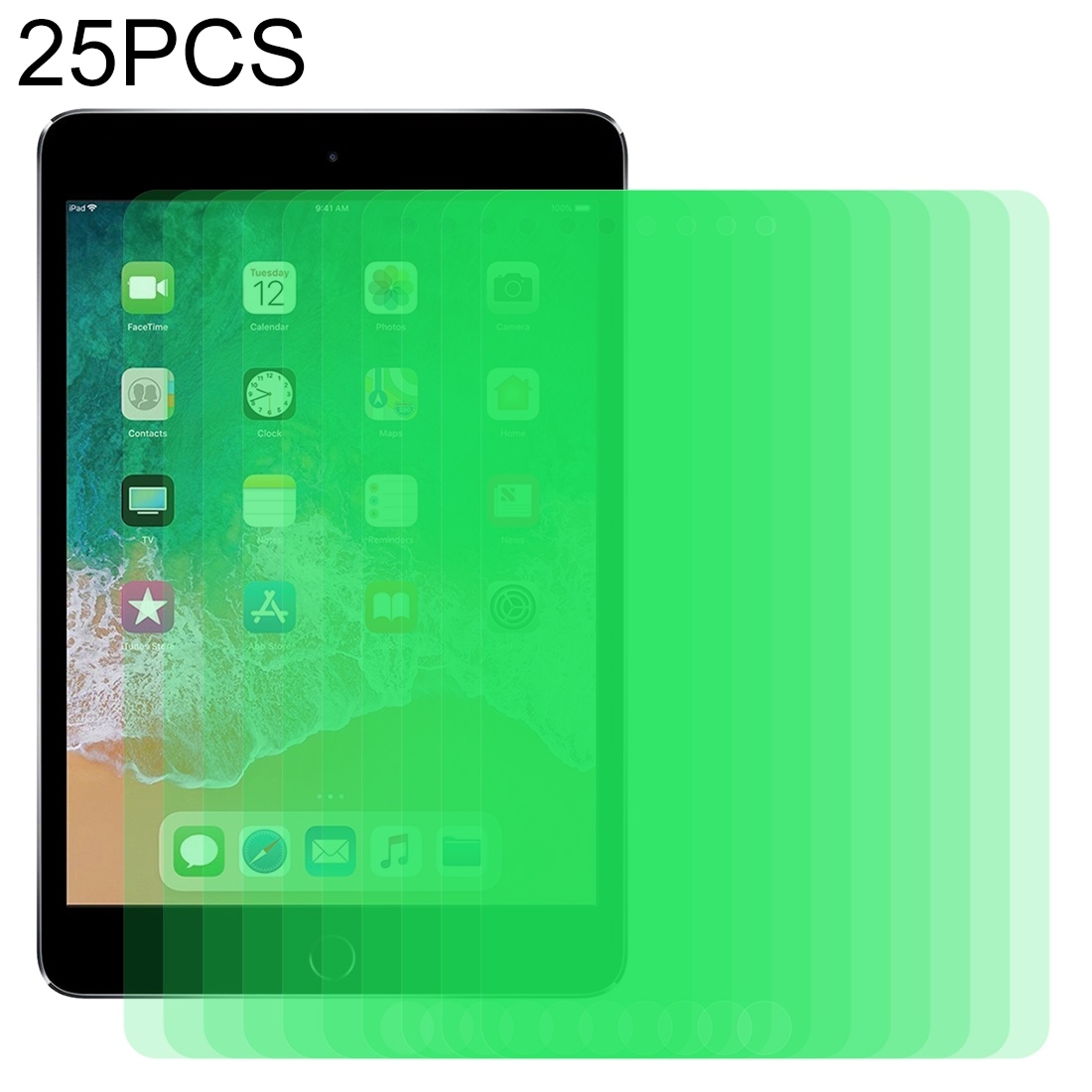 For iPad Mini 2019 & 4 25 PCS 9H 2.5D Eye Protection Green Light Explosion-proof Tempered Glass Film For iPad Mini 2019 & 4 25 PCS 9H 2.5D Eye Protection Green Light Explosion-proof Tempered Glass Film