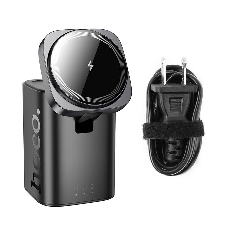 hoco CQ20A Clever PD 65W 6 in 1 Desktop Wireless Fast Charger, US Plug(Black) hoco CQ20A Clever PD 65W 6 in 1 Desktop Wireless Fast Charger, US Plug(Black)