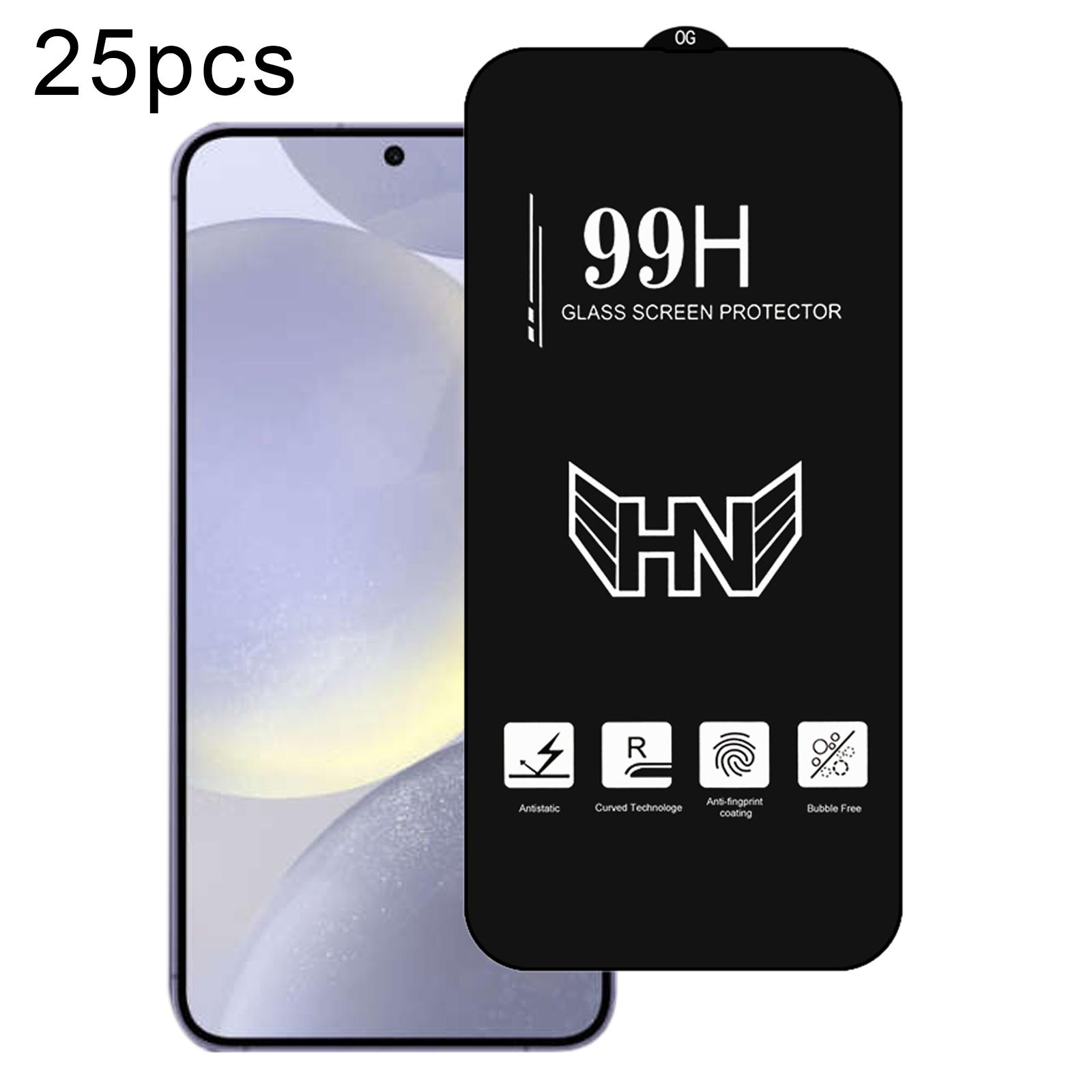 For Samsung Galaxy S25+ 5G 25pcs 0.18mm High Aluminum Large Arc Full Screen Tempered Glass Film, Support Fingerprint Unlocking For Samsung Galaxy S25+ 5G 25pcs 0.18mm High Aluminum Large Arc Full Screen Tempered Glass Film, Support Fingerprint Unlocking