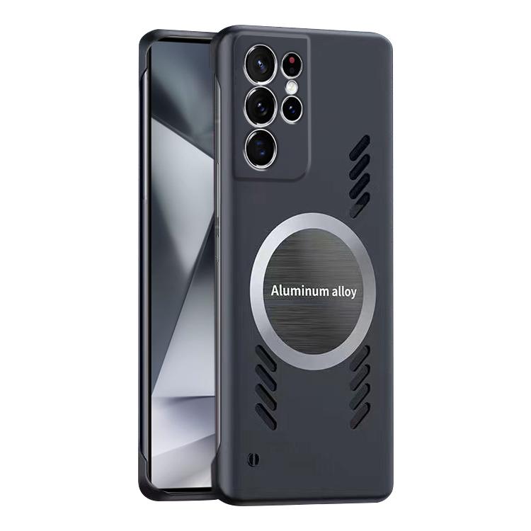 For Samsung Galaxy S24 Ultra 5G All-inclusive Lens Frameless Graphene Cooling Phone Case(Black) For Samsung Galaxy S24 Ultra 5G All-inclusive Lens Frameless Graphene Cooling Phone Case(Black)