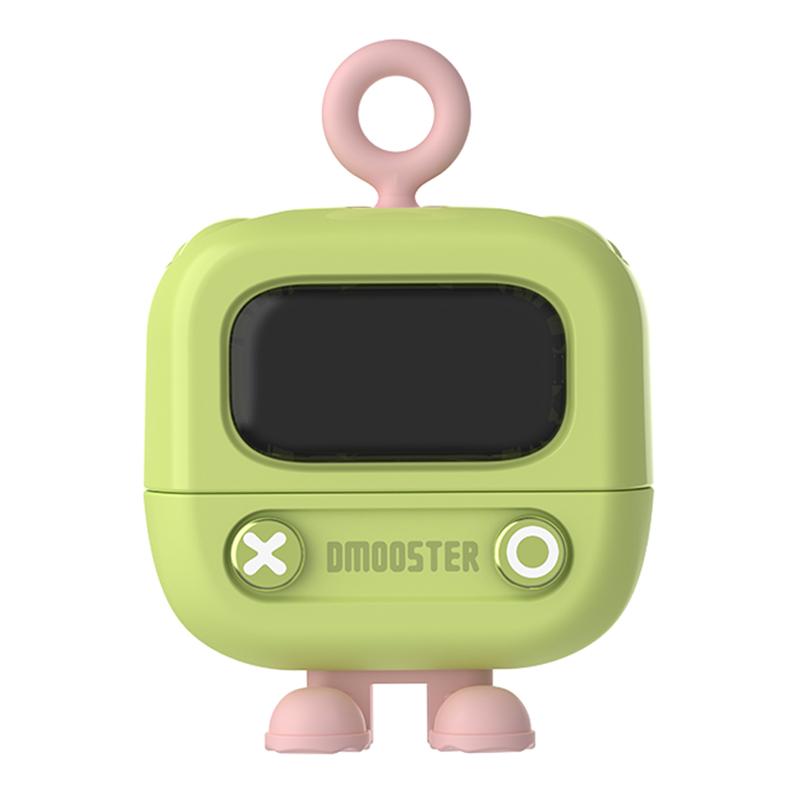 Dmooster D76 Cute Cartoon Digital Display Screen Bluetooth Earphones(Green) Dmooster D76 Cute Cartoon Digital Display Screen Bluetooth Earphones(Green)