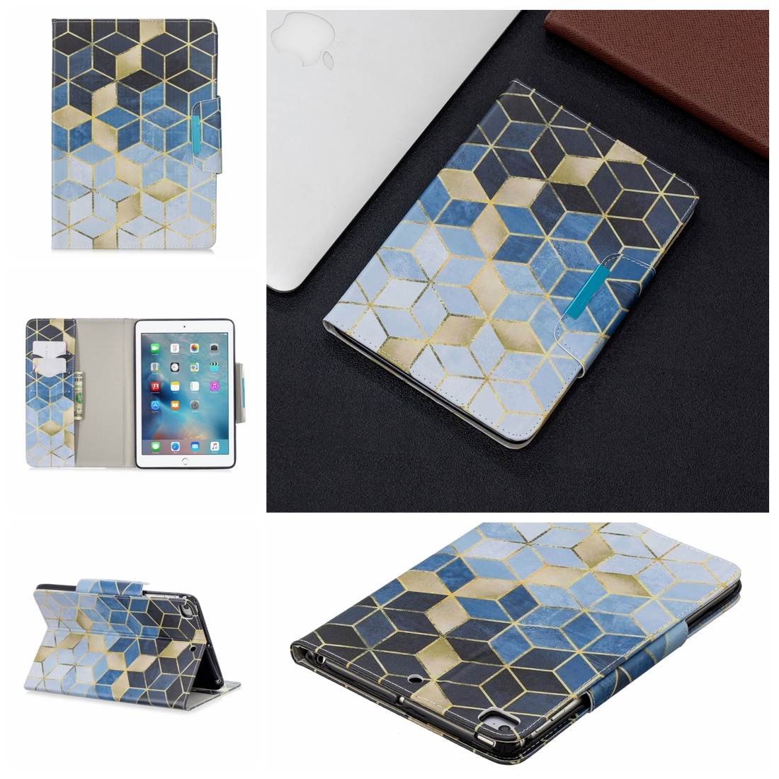 For iPad Mini (2019) Painted Pattern Horizontal Flip Leather Case with Holder & Card Slots & Wallet(Diamond) For iPad Mini (2019) Painted Pattern Horizontal Flip Leather Case with Holder & Card Slots & Wallet(Diamond)