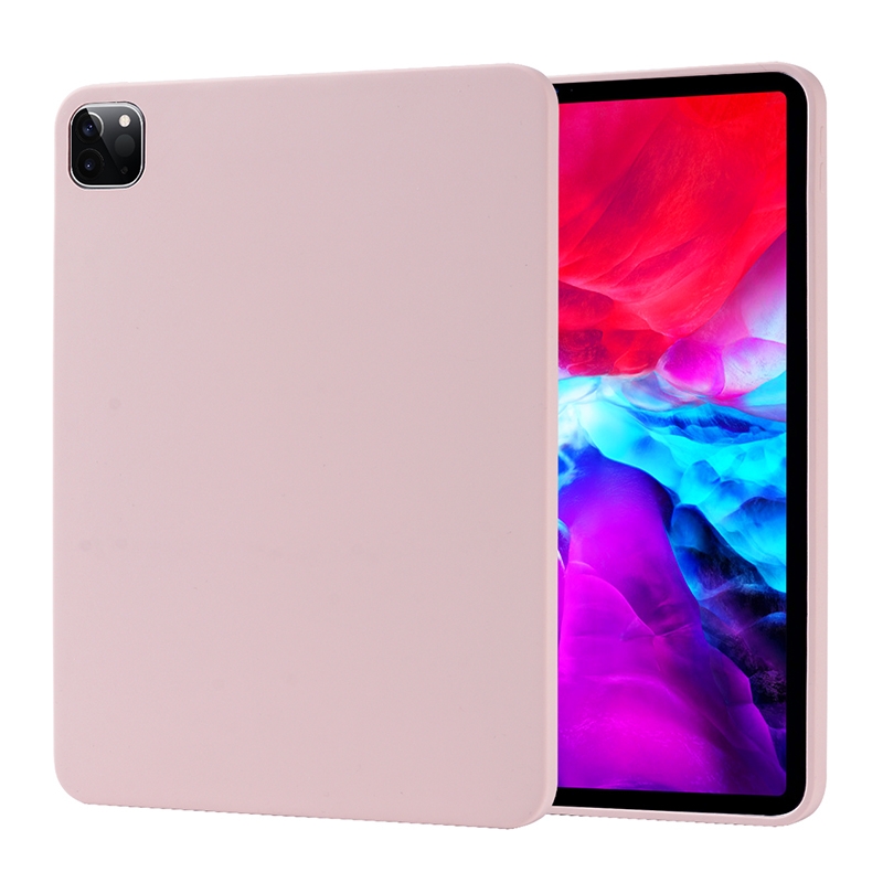 For iPad Pro 11 (2020) Liquid Silicone Shockproof Full Coverage Tablet Case(Pink) For iPad Pro 11 (2020) Liquid Silicone Shockproof Full Coverage Tablet Case(Pink)
