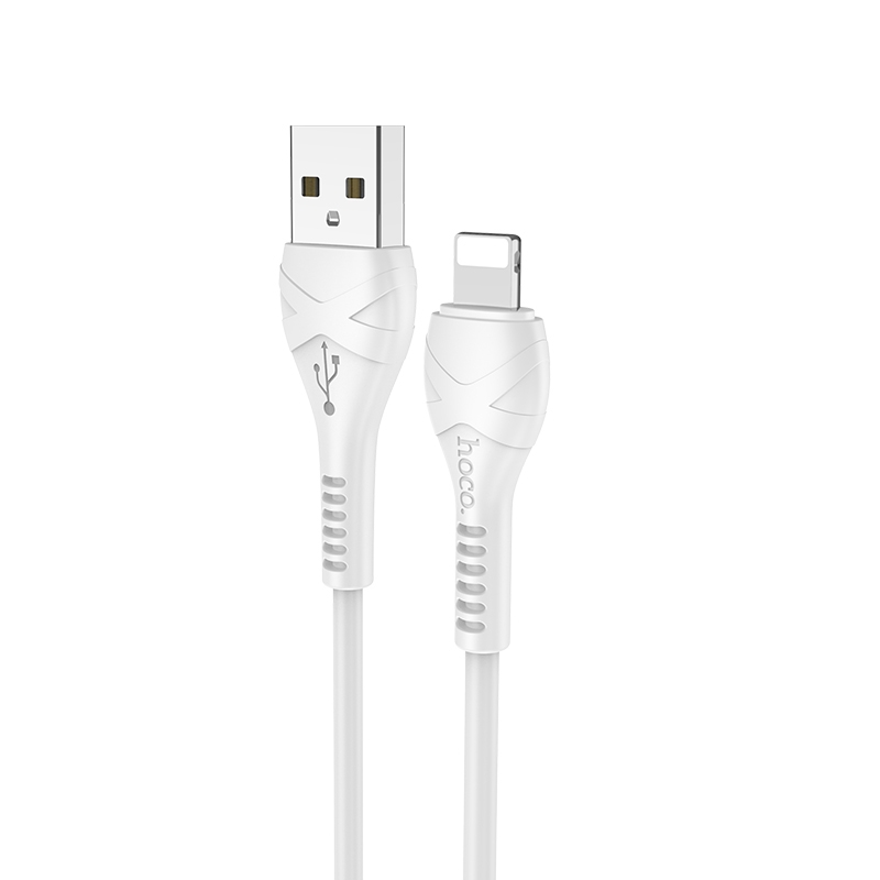 hoco X37 USB to 8 Pin Cool Power Charging Data Cable, Cable Length: 1m(White) hoco X37 USB to 8 Pin Cool Power Charging Data Cable, Cable Length: 1m(White)