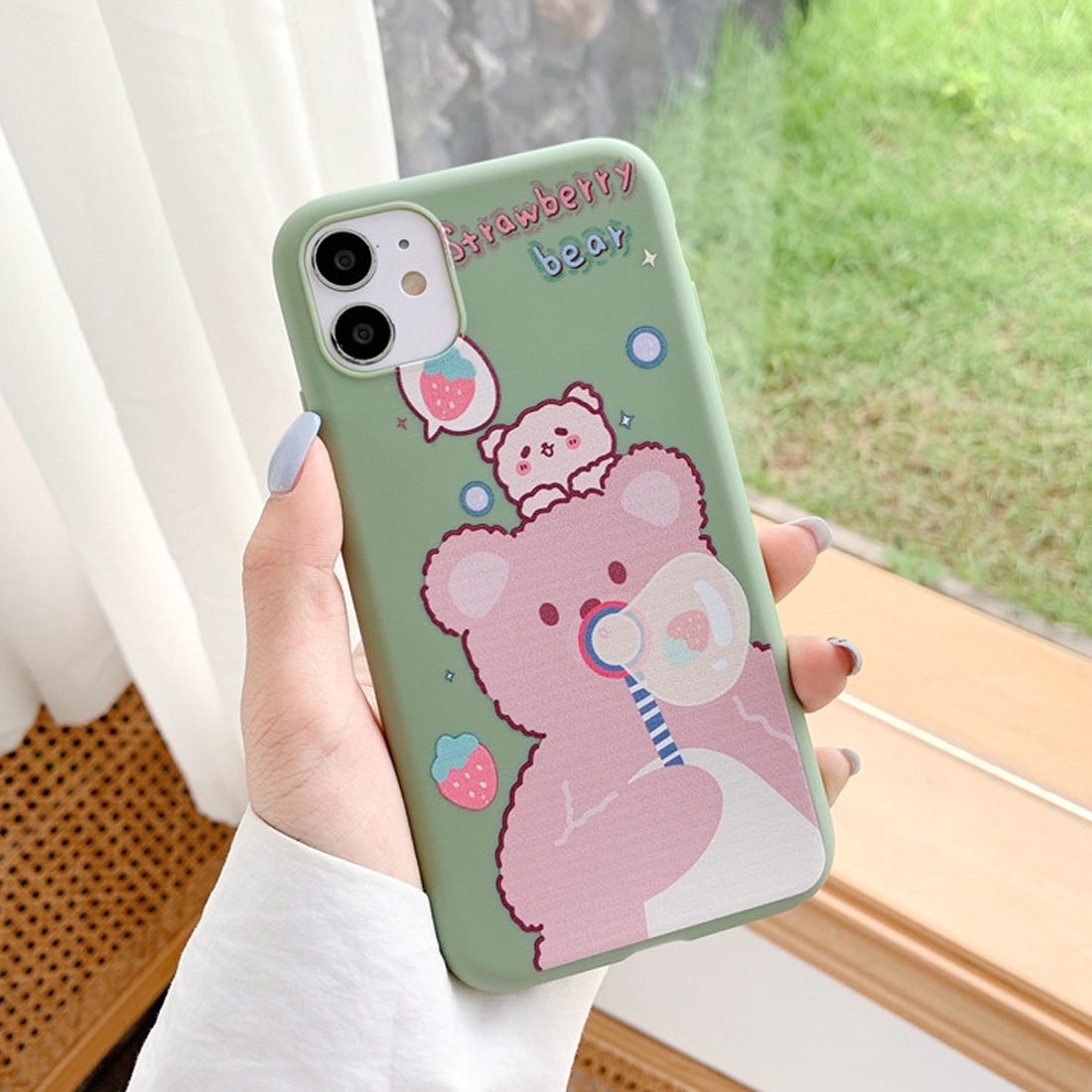For iPhone 11 Pro Max Cartoon Pattern TPU Protective Case(Bear) For iPhone 11 Pro Max Cartoon Pattern TPU Protective Case(Bear)