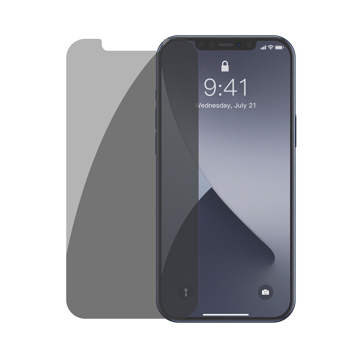 For iPhone 12 mini 2pcs Baseus 0.3mm Full-glass Anti-peeping Tempered Glass Film For iPhone 12 mini 2pcs Baseus 0.3mm Full-glass Anti-peeping Tempered Glass Film