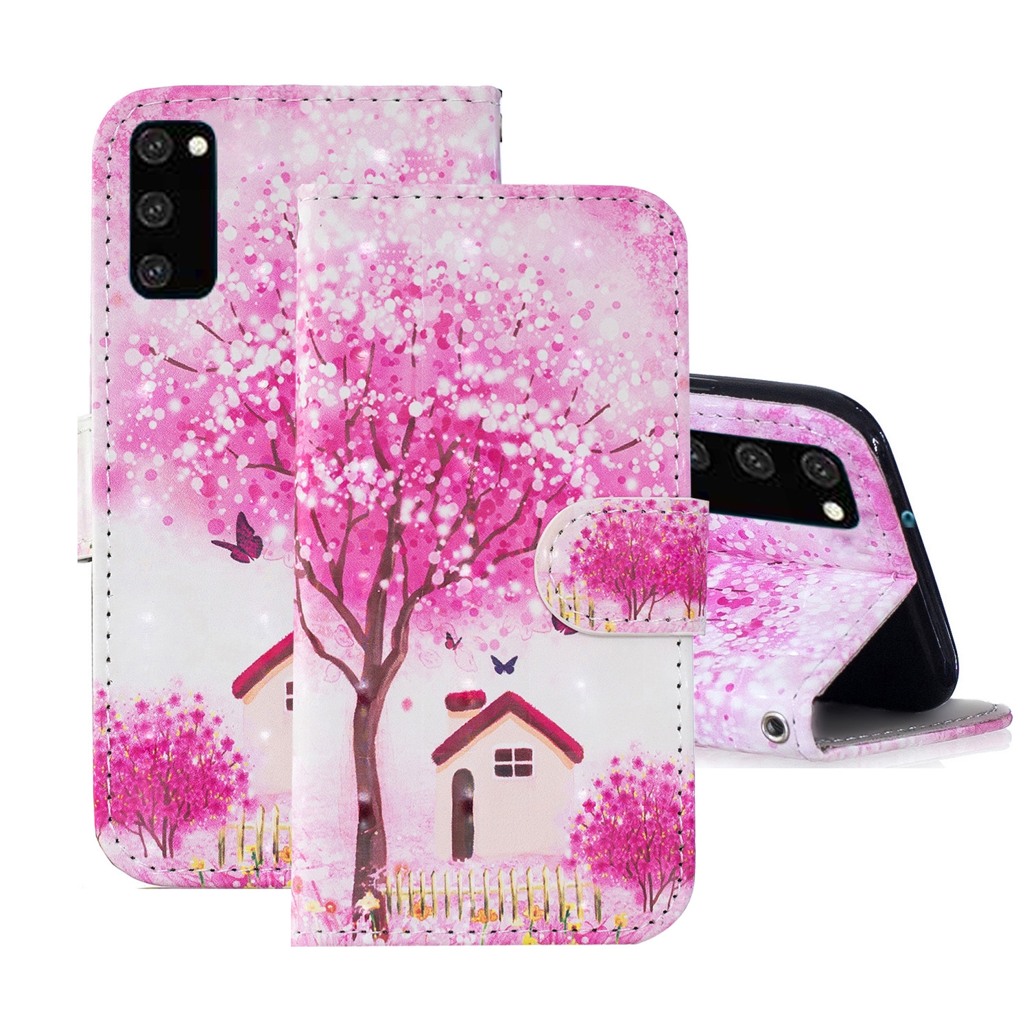For Samsung Galaxy S20 FE 3D Painting Pattern Coloured Drawing Horizontal Flip PU Leather Case with Holder & Card Slots & Wallet(Tree House) For Samsung Galaxy S20 FE 3D Painting Pattern Coloured Drawing Horizontal Flip PU Leather Case with Holder & Card Slots & Wallet(Tree House)