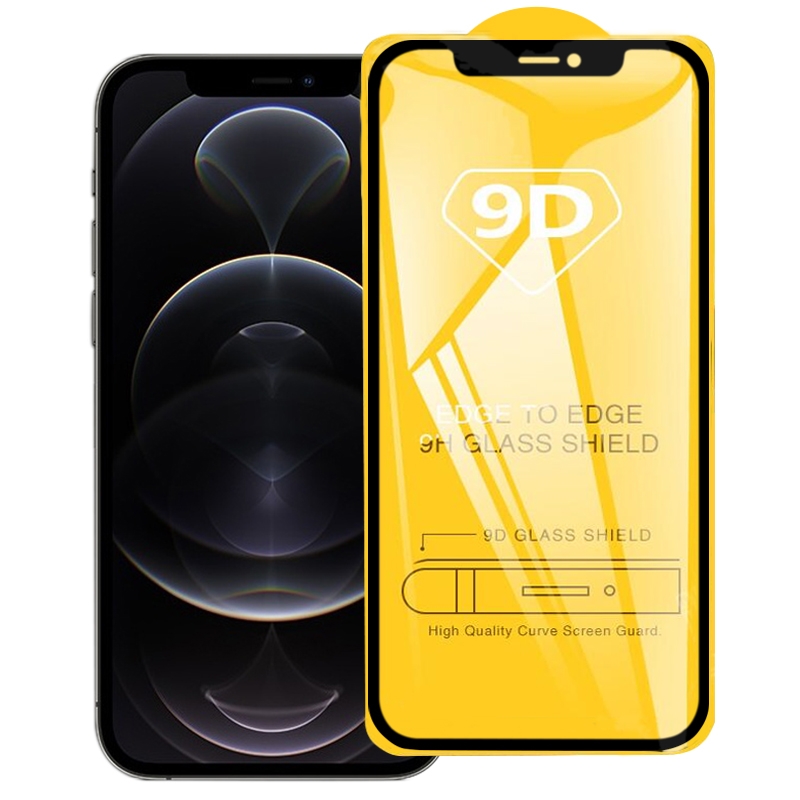For iPhone 12 / 12 Pro 9D Full Glue Full Screen Tempered Glass Film For iPhone 12 / 12 Pro 9D Full Glue Full Screen Tempered Glass Film