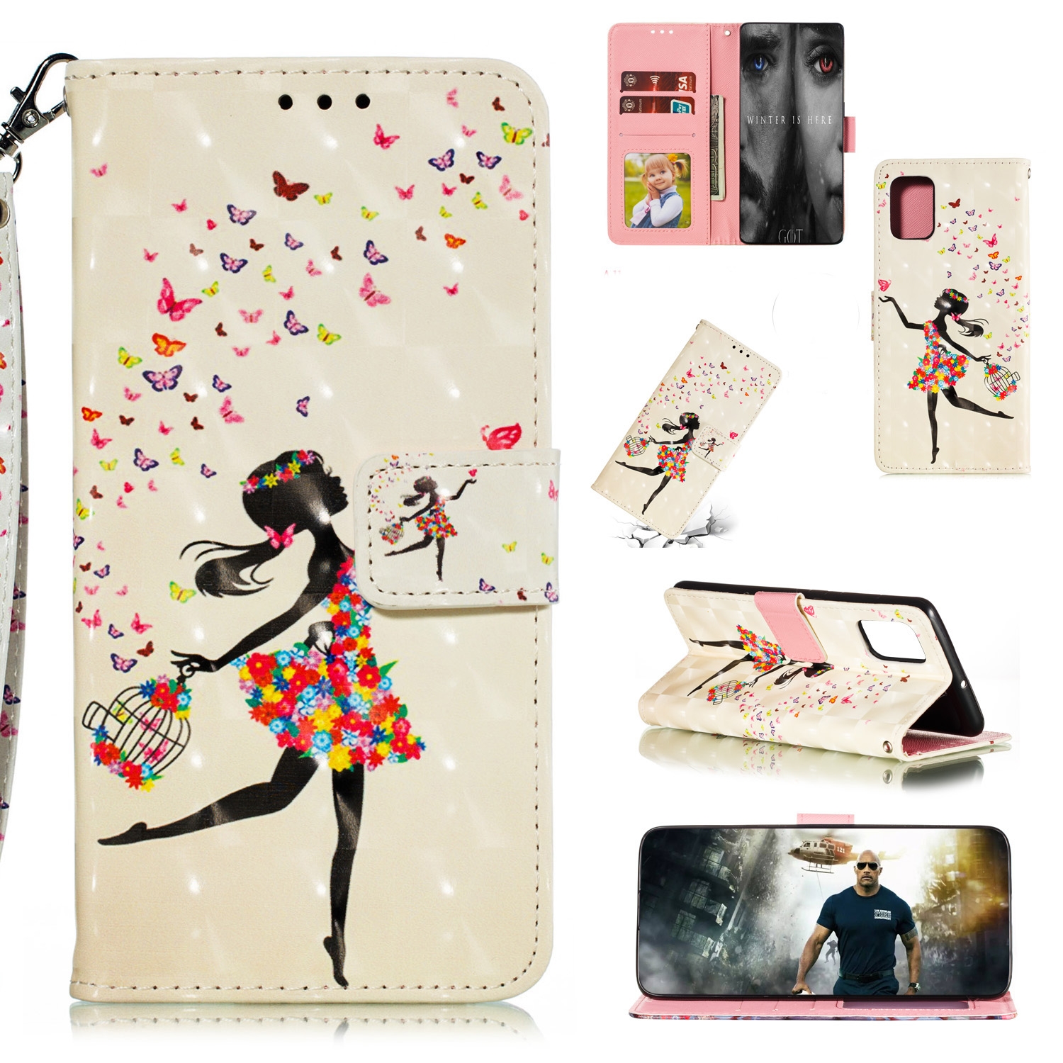 For Samsung Galaxy Note20 3D Painted Pattern Horizontal Flip Leather Case with Holder & Card Slot & Wallet & Photo Frame & Lanyard(Black Girl) For Samsung Galaxy Note20 3D Painted Pattern Horizontal Flip Leather Case with Holder & Card Slot & Wallet & Photo Frame & Lanyard(Black Girl)