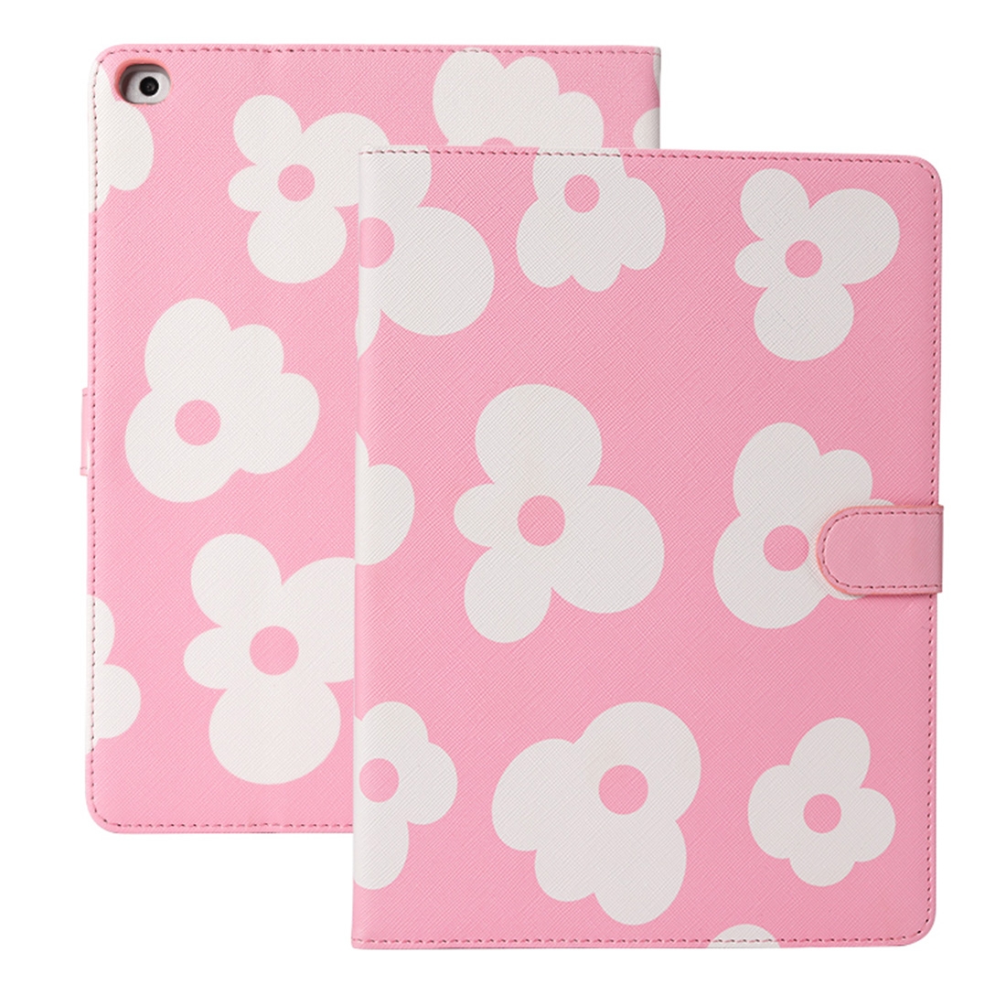 Flower Pattern Horizontal Flip Leather Case with Holder & Sleep / Wake-up Function For iPad 9.7 (2018) & (2017)(Pink) Flower Pattern Horizontal Flip Leather Case with Holder & Sleep / Wake-up Function For iPad 9.7 (2018) & (2017)(Pink)