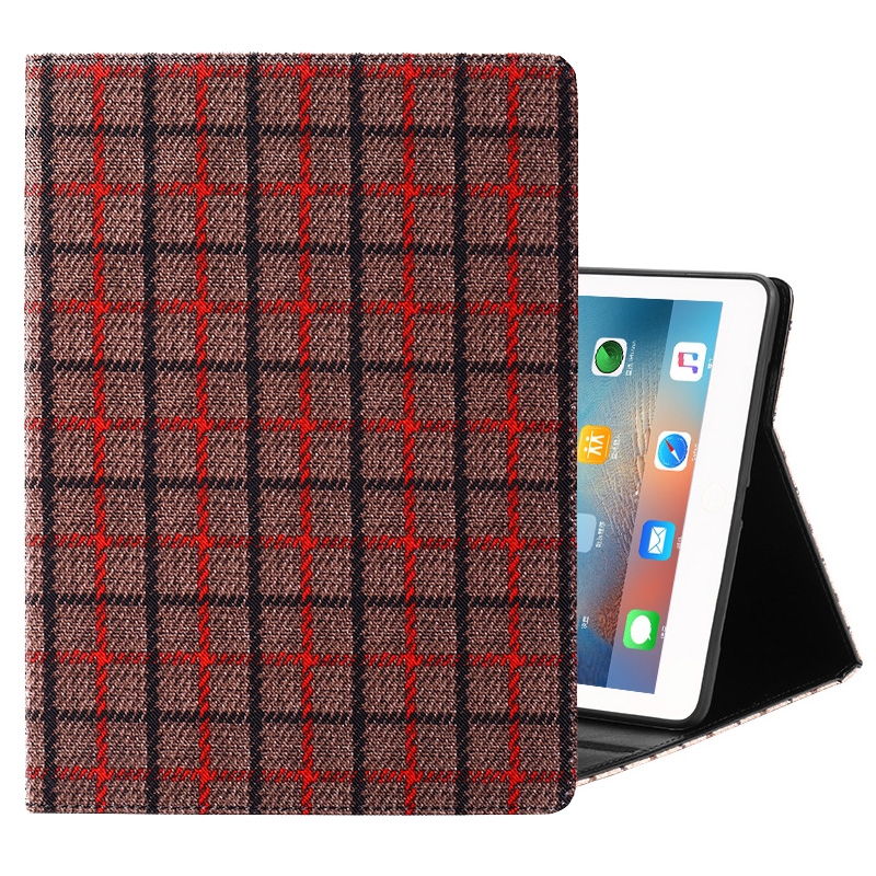 Woolen Plaid Pattern Horizontal Flip Leather Case with Holder & Sleep / Wake-up Function For iPad mini 2019 & 4(Red) Woolen Plaid Pattern Horizontal Flip Leather Case with Holder & Sleep / Wake-up Function For iPad mini 2019 & 4(Red)