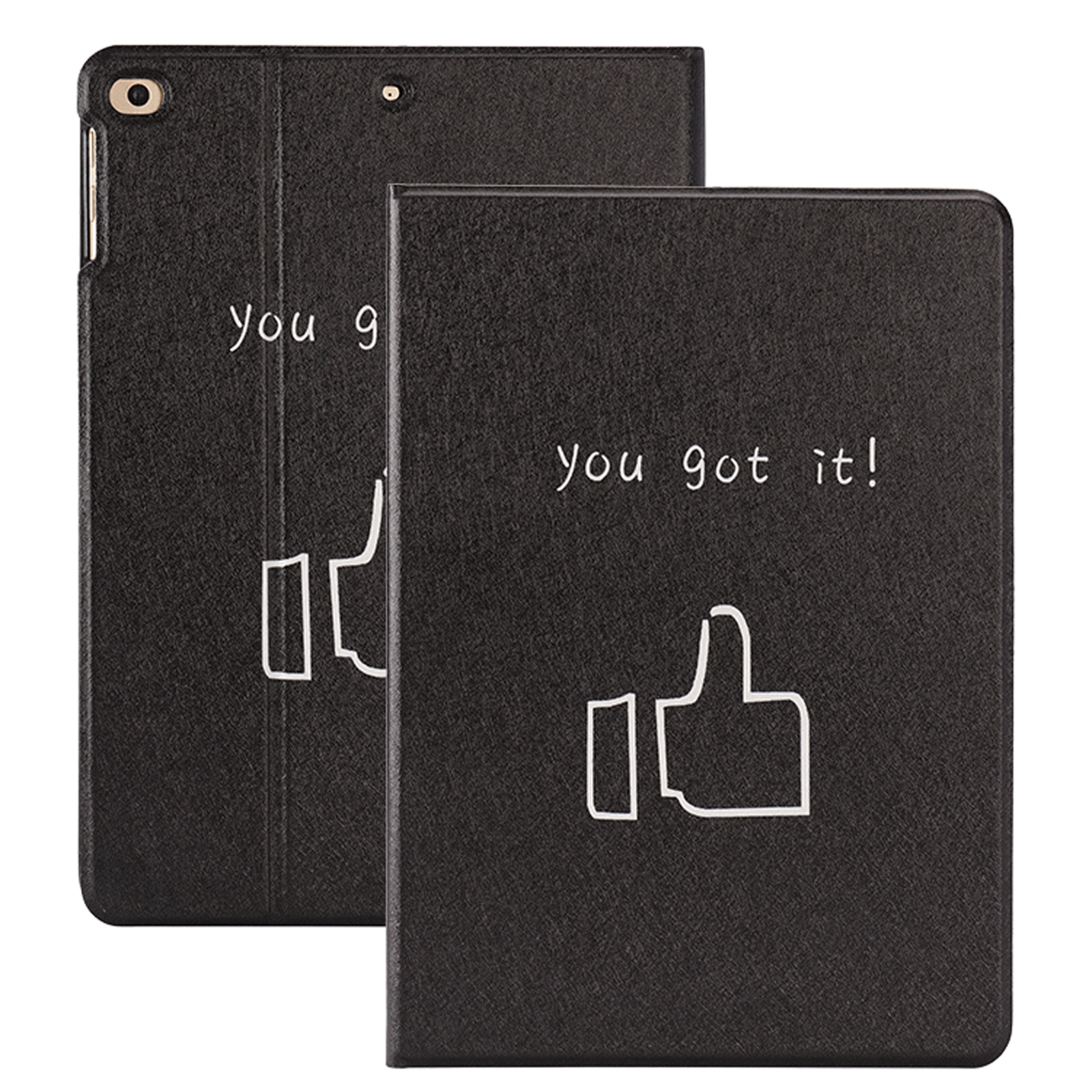 For iPad Pro 11 (2020) Thumbs Pattern Horizontal Flip Leather Tablet Case with Holder & Sleep / Wake-up Function(Black) For iPad Pro 11 (2020) Thumbs Pattern Horizontal Flip Leather Tablet Case with Holder & Sleep / Wake-up Function(Black)