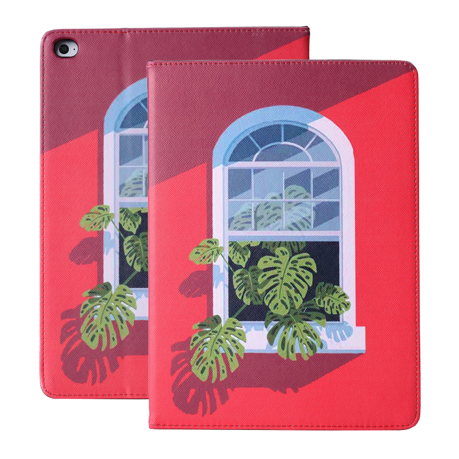 For iPad Pro 11 (2018) Cross Texture Horizontal Flip PU Leather Case with Holder & Sleep / Wake-up Function(Window Plant) For iPad Pro 11 (2018) Cross Texture Horizontal Flip PU Leather Case with Holder & Sleep / Wake-up Function(Window Plant)
