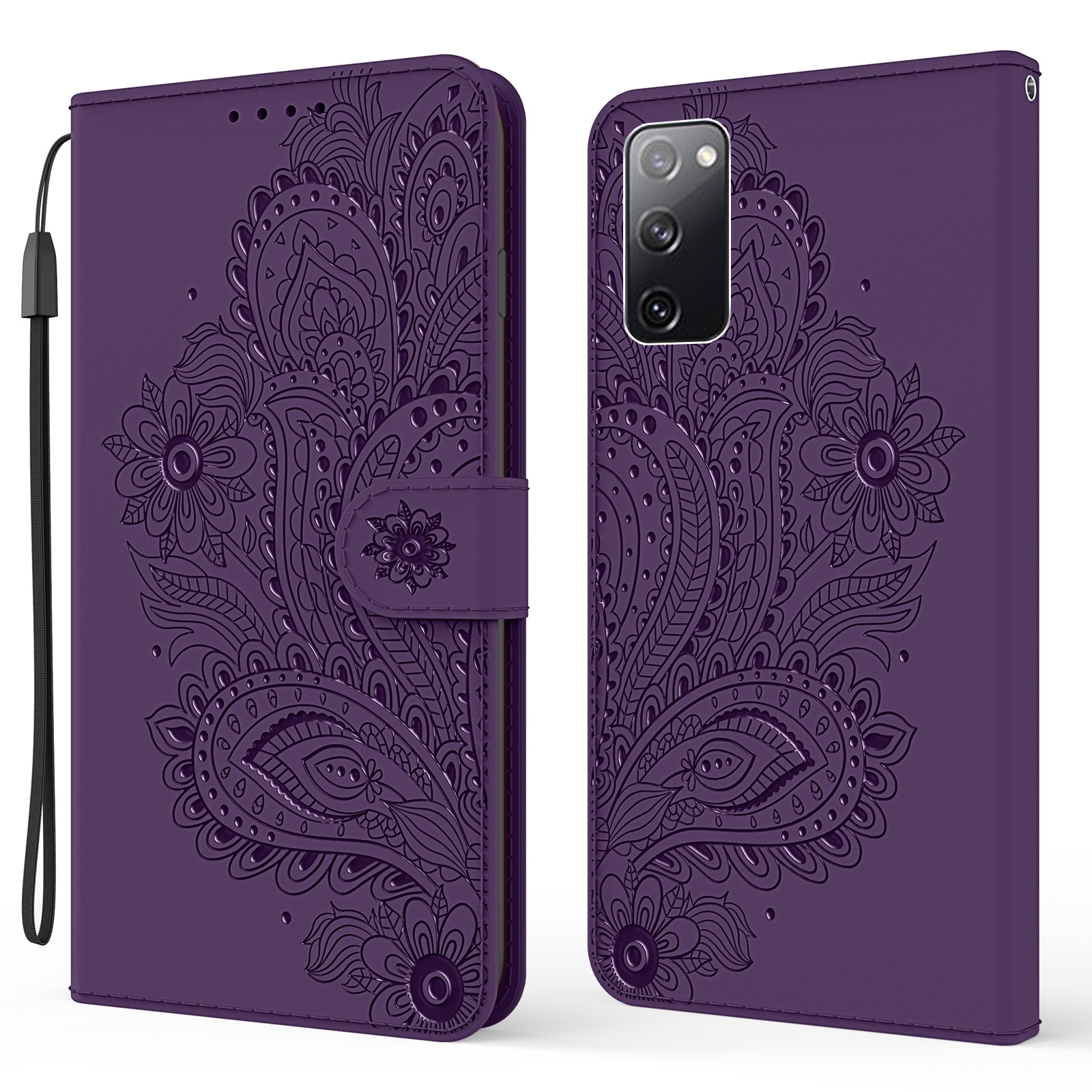 For Samsung Galaxy S20 FE Peacock Embossed Pattern Horizontal Flip Leather Case with Holder & Card Slots & Wallet & Lanyard(Purple) For Samsung Galaxy S20 FE Peacock Embossed Pattern Horizontal Flip Leather Case with Holder & Card Slots & Wallet & Lanyard(Purple)