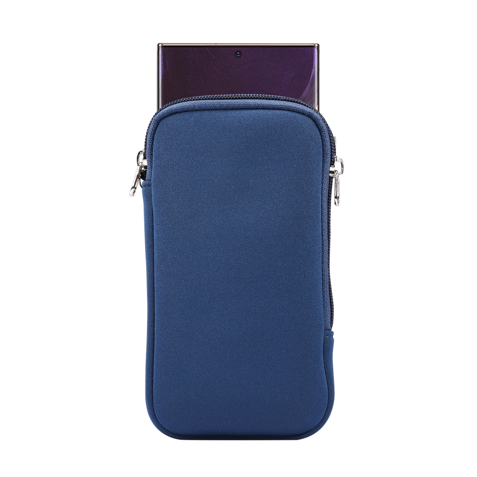 Universal Elasticity Zipper Protective Case Storage Bag with Lanyard For 6.7-6.9 inch Smart Phones(Sapphire Blue) Universal Elasticity Zipper Protective Case Storage Bag with Lanyard For 6.7-6.9 inch Smart Phones(Sapphire Blue)