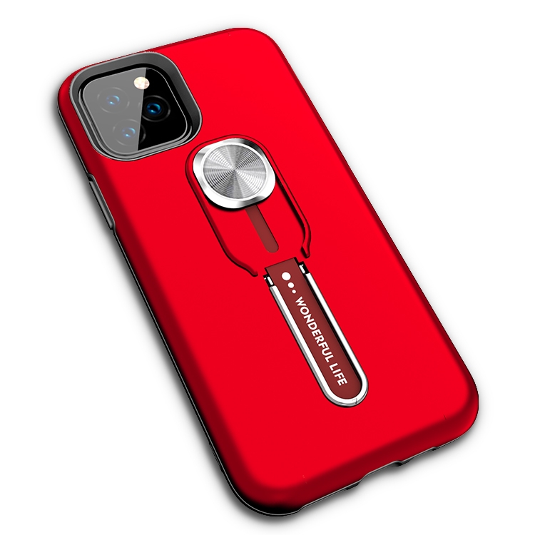 For iPhone 12 Pro Max 2 in 1 Shockproof TPU+PC Case with Ring Holder(Red) For iPhone 12 Pro Max 2 in 1 Shockproof TPU+PC Case with Ring Holder(Red)