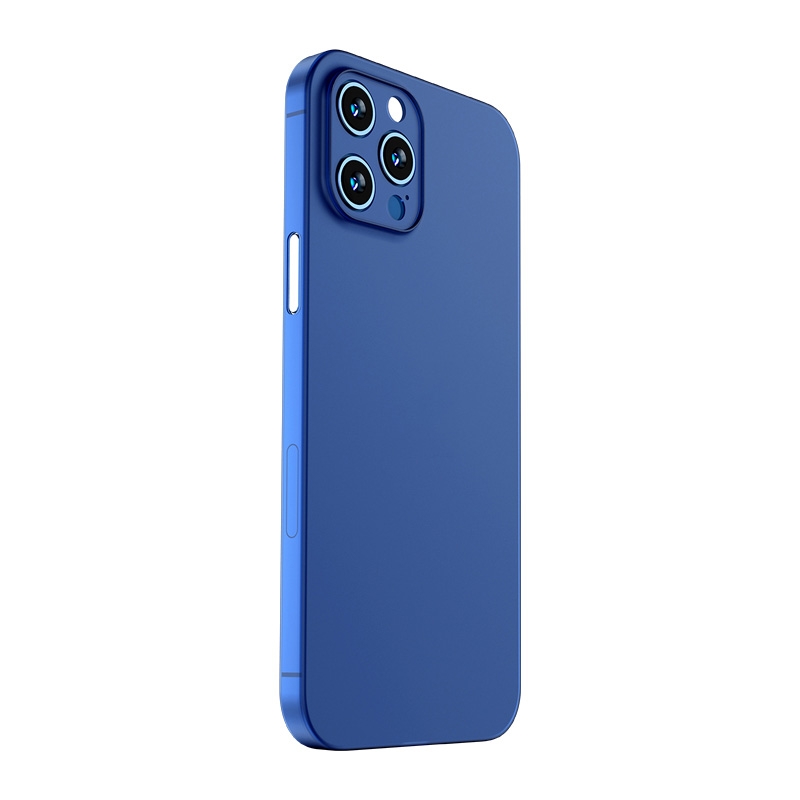 For iPhone 12 TOTUDESIGN Soft Fiber Series Shockproof PP Protective Case(Transparent Blue) For iPhone 12 TOTUDESIGN Soft Fiber Series Shockproof PP Protective Case(Transparent Blue)