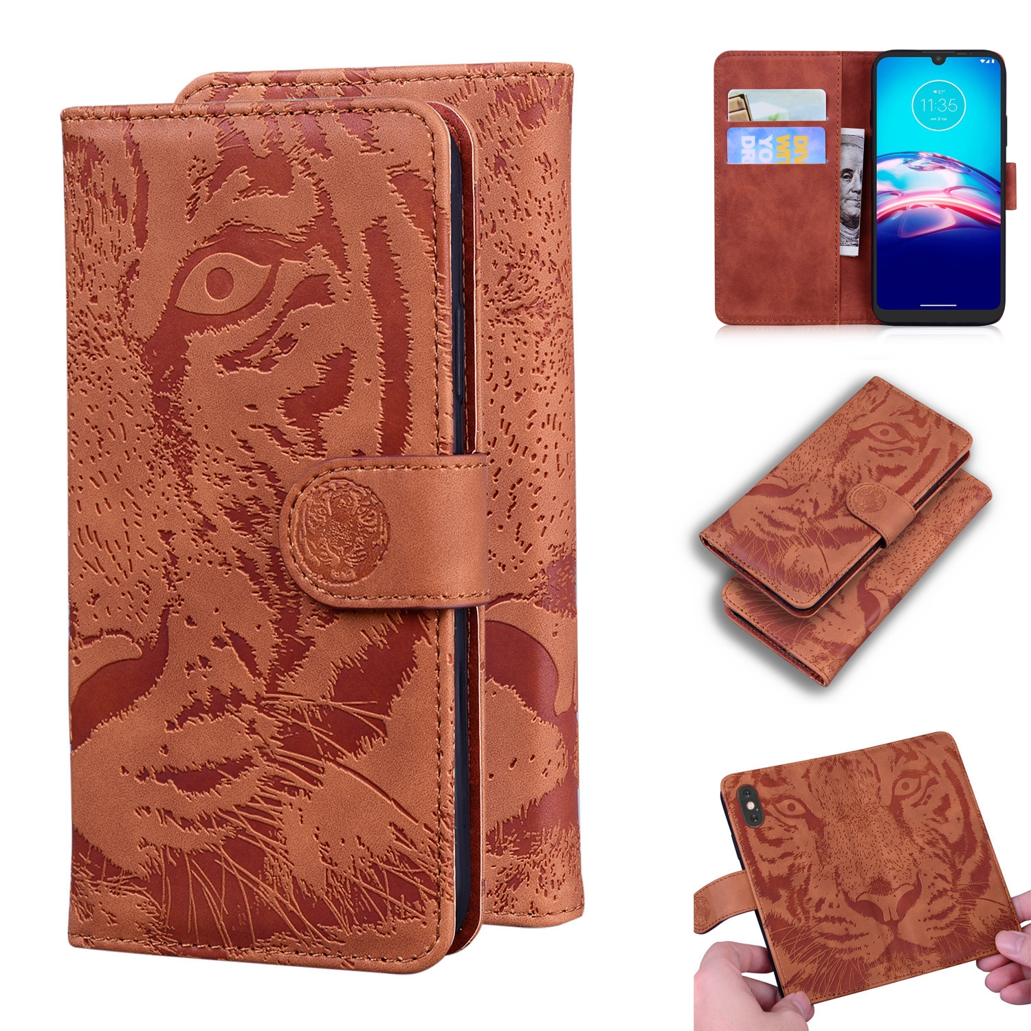 For Samsung Galaxy S20 FE / S20 FE 5G / S20 Lite Tiger Embossing Pattern Horizontal Flip Leather Case with Holder & Card Slots & Wallet(Brown) For Samsung Galaxy S20 FE / S20 FE 5G / S20 Lite Tiger Embossing Pattern Horizontal Flip Leather Case with Holder & Card Slots & Wallet(Brown)
