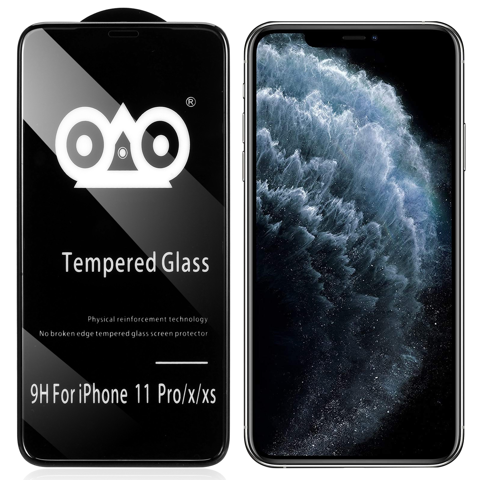 For iPhone X / XS Shockproof Anti-breaking Edge Airbag Tempered Glass Film For iPhone X / XS Shockproof Anti-breaking Edge Airbag Tempered Glass Film