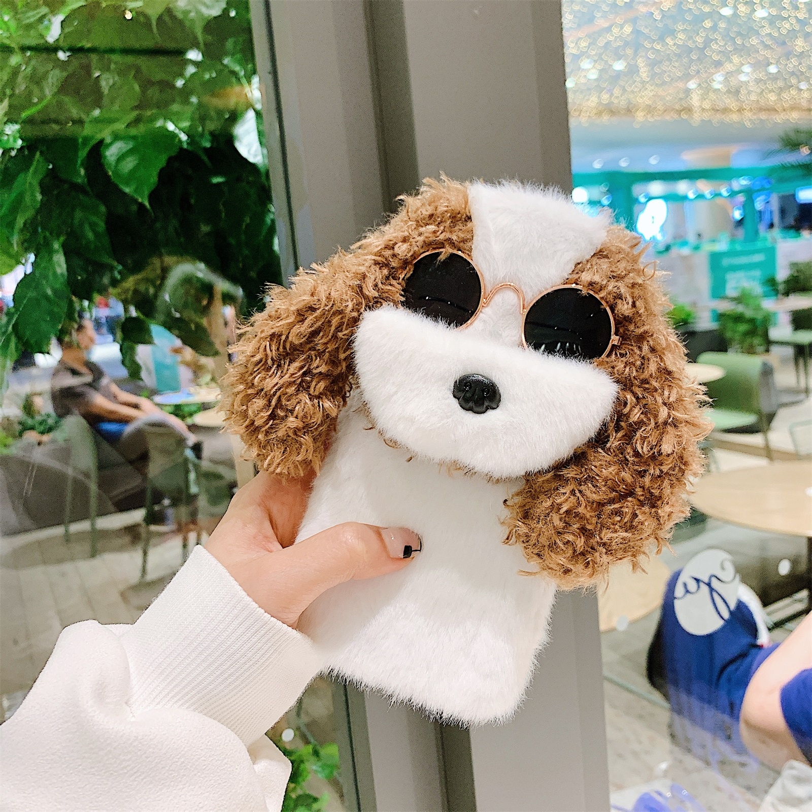 For iPhone 11 Pro Max Cool Dog Plush Protective Case For iPhone 11 Pro Max Cool Dog Plush Protective Case