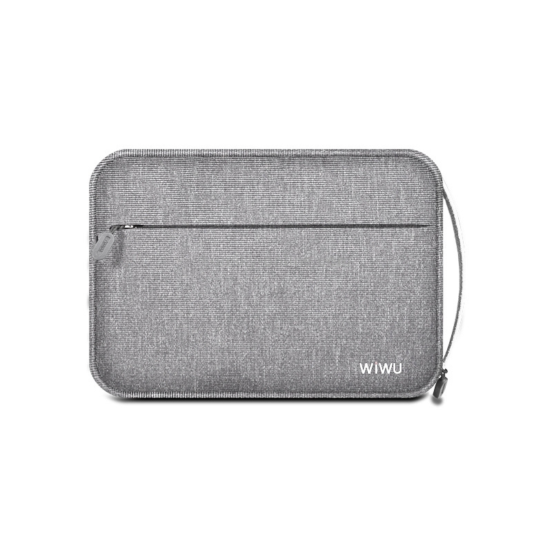 WIWU Portable Waterproof Multi-functional Headphone Charger Data Cable Storage Bag , Size: 20x14.5x7cm(Grey)