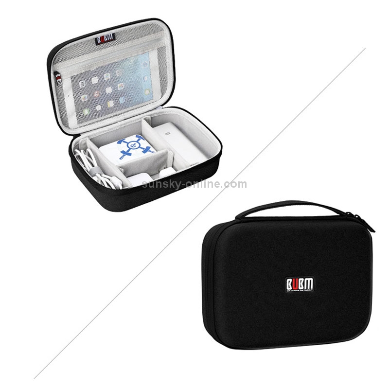 BUBM Multi-function Headphone Charger Data Cable Digital Storage Bag, Size:25x20x8cm(Black) BUBM Multi-function Headphone Charger Data Cable Digital Storage Bag, Size:25x20x8cm(Black)