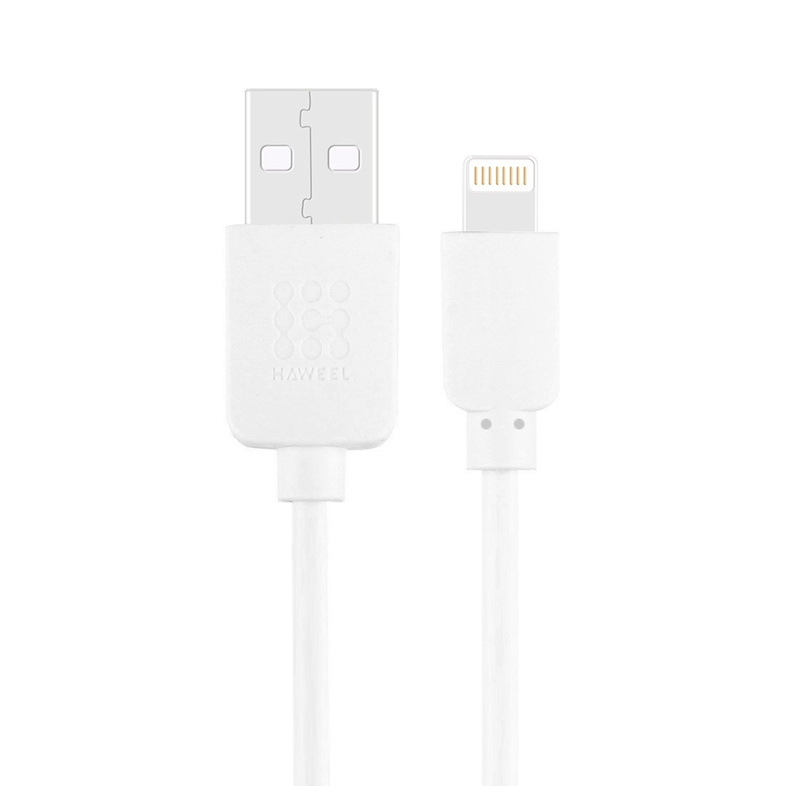 HAWEEL 1m High Speed 35 Cores 8 Pin to USB Sync Charging Cable for iPhone, iPad(White) HAWEEL 1m High Speed 35 Cores 8 Pin to USB Sync Charging Cable for iPhone, iPad(White)