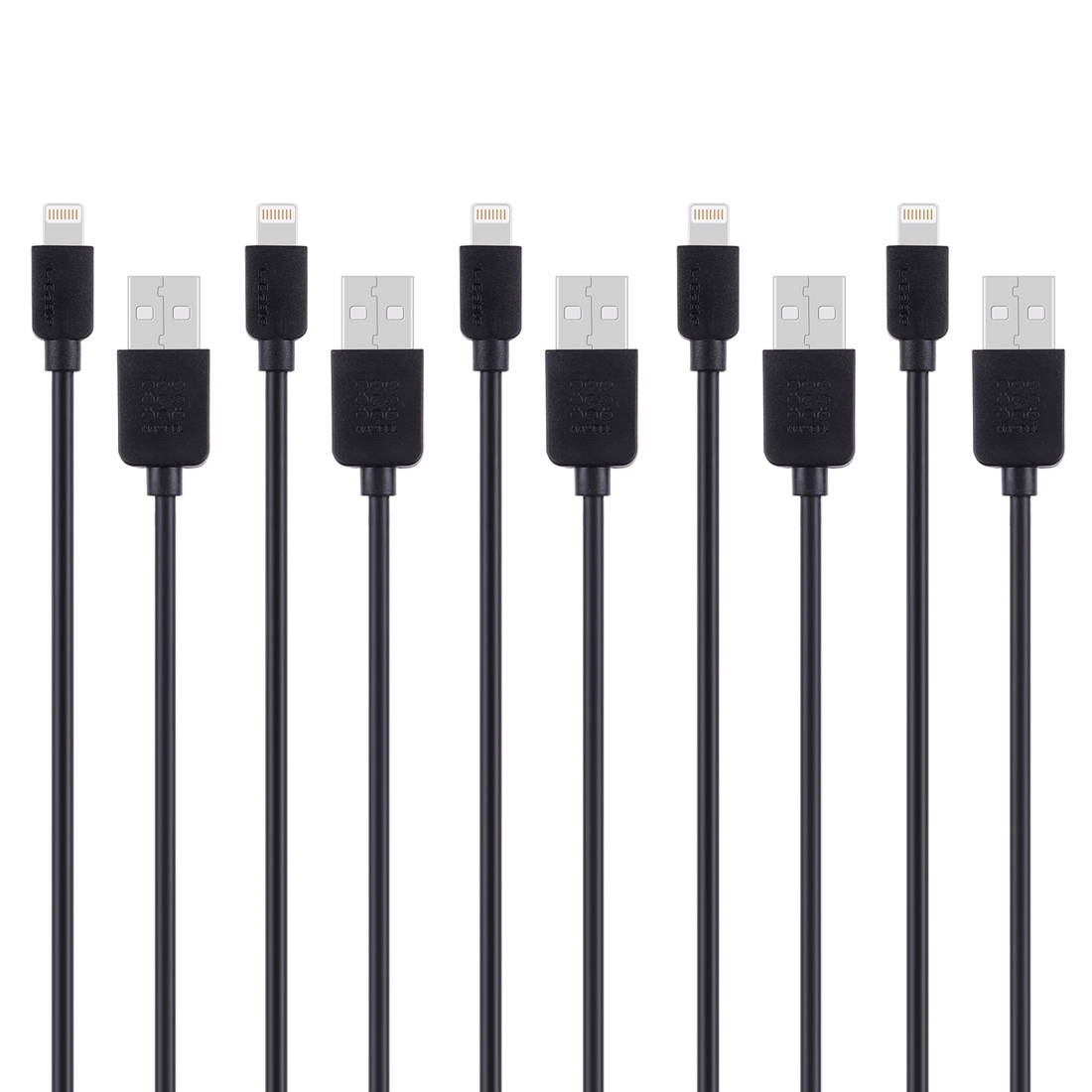 5 PCS HAWEEL 1m High Speed 8 pin to USB Sync and Charging Cable Kit for iPhone, iPad(Black) 5 PCS HAWEEL 1m High Speed 8 pin to USB Sync and Charging Cable Kit for iPhone, iPad(Black)