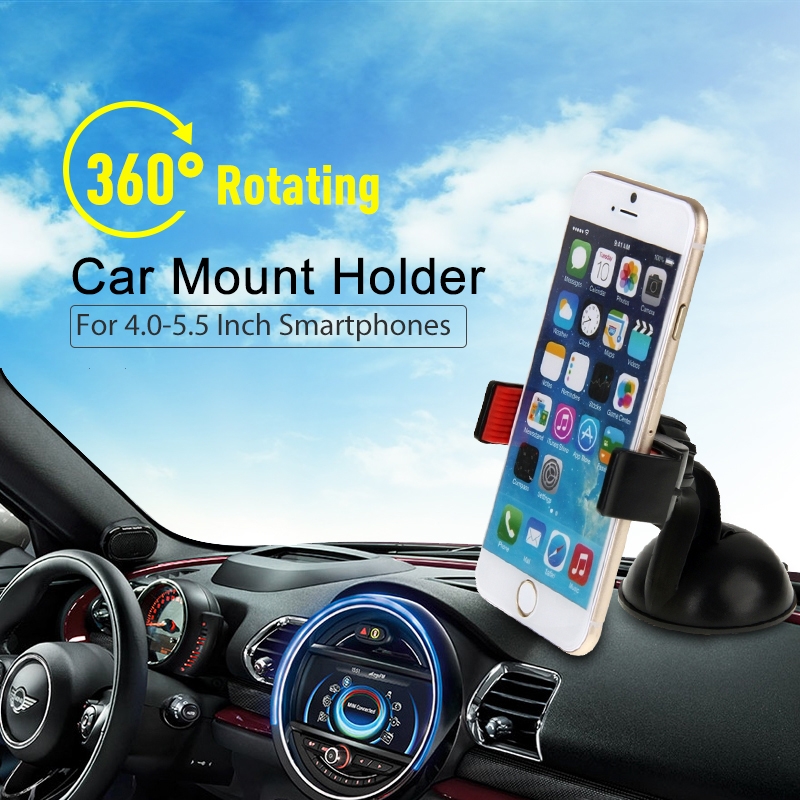 [UK Warehouse] HAWEEL 360 Degrees Rotating Suction Cup Car Mount Holder