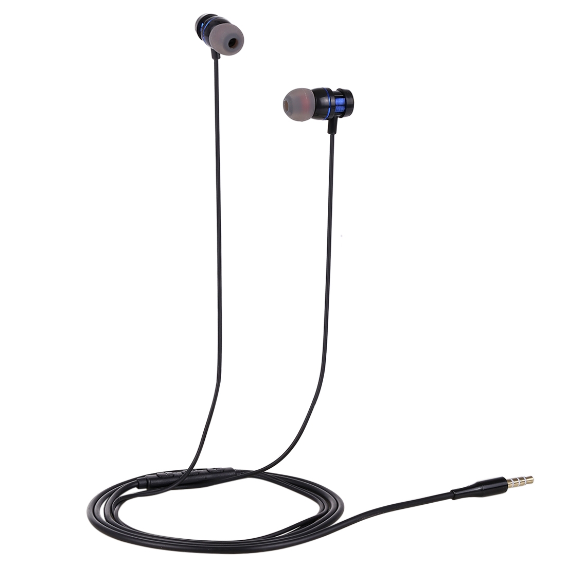 HAWEEL 3.5mm Jack Metal Head In-ear Pure Voice Earphones with Mic & Line Control HAWEEL 3.5mm Jack Metal Head In-ear Pure Voice Earphones with Mic & Line Control