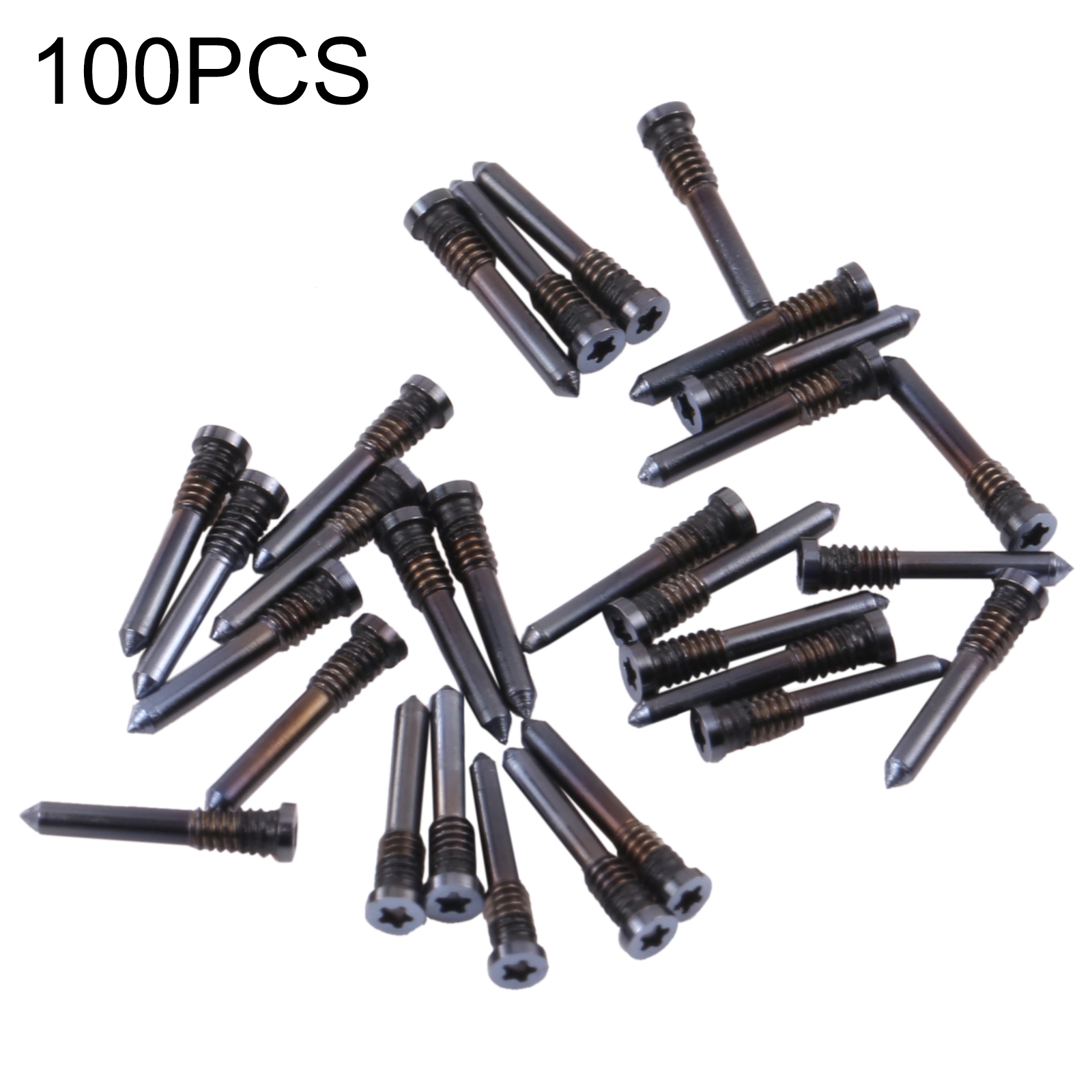 100 PCS Charging Port Screws for iPhone 13 Pro(Blue)