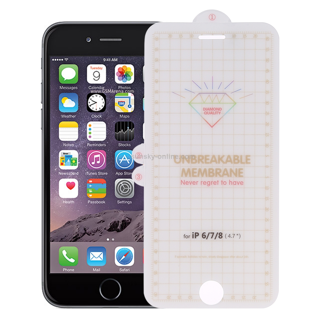 Full Screen Soft TPU Protector for iPhone 6 & 7 & 8
