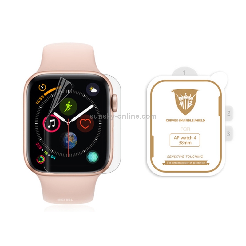 25 PCS MIETUBL 38mm Ultra-thin Curved Edge HD Screen Protector TPU Film for Apple iWatch 4 25 PCS MIETUBL 38mm Ultra-thin Curved Edge HD Screen Protector TPU Film for Apple iWatch 4